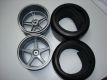 (2)Slick tires - soft 06437/05 Slick 63mm 1:6